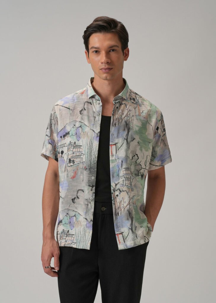 Alpine Aura Printed Shirt